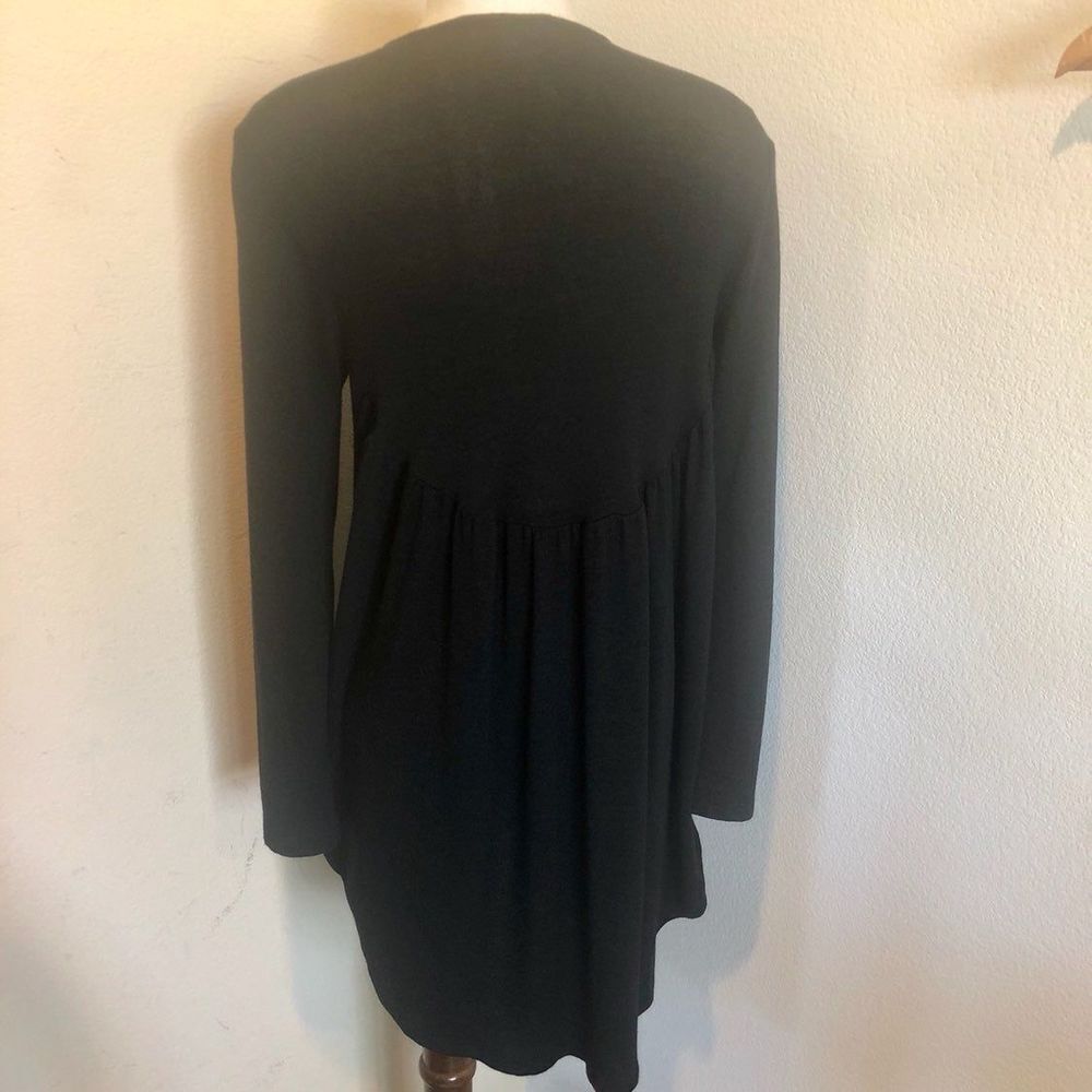 Painted Threads Long Black Cardigan - Picture 5 of 8